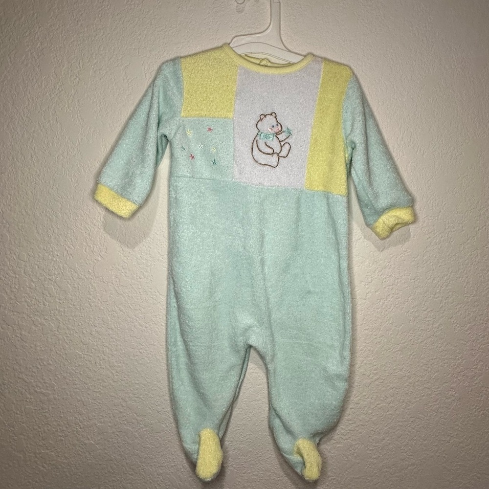 Vintage Honors Baby Sleeper. 3-6 Month. Colorful. Bear